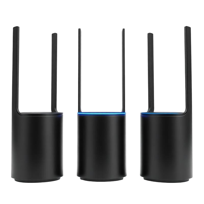 Premium 970 Series Quad-band WiFi 7 Mesh, Black Edition (1 Router + 2 Satellites)